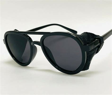 sunglass side shields leather